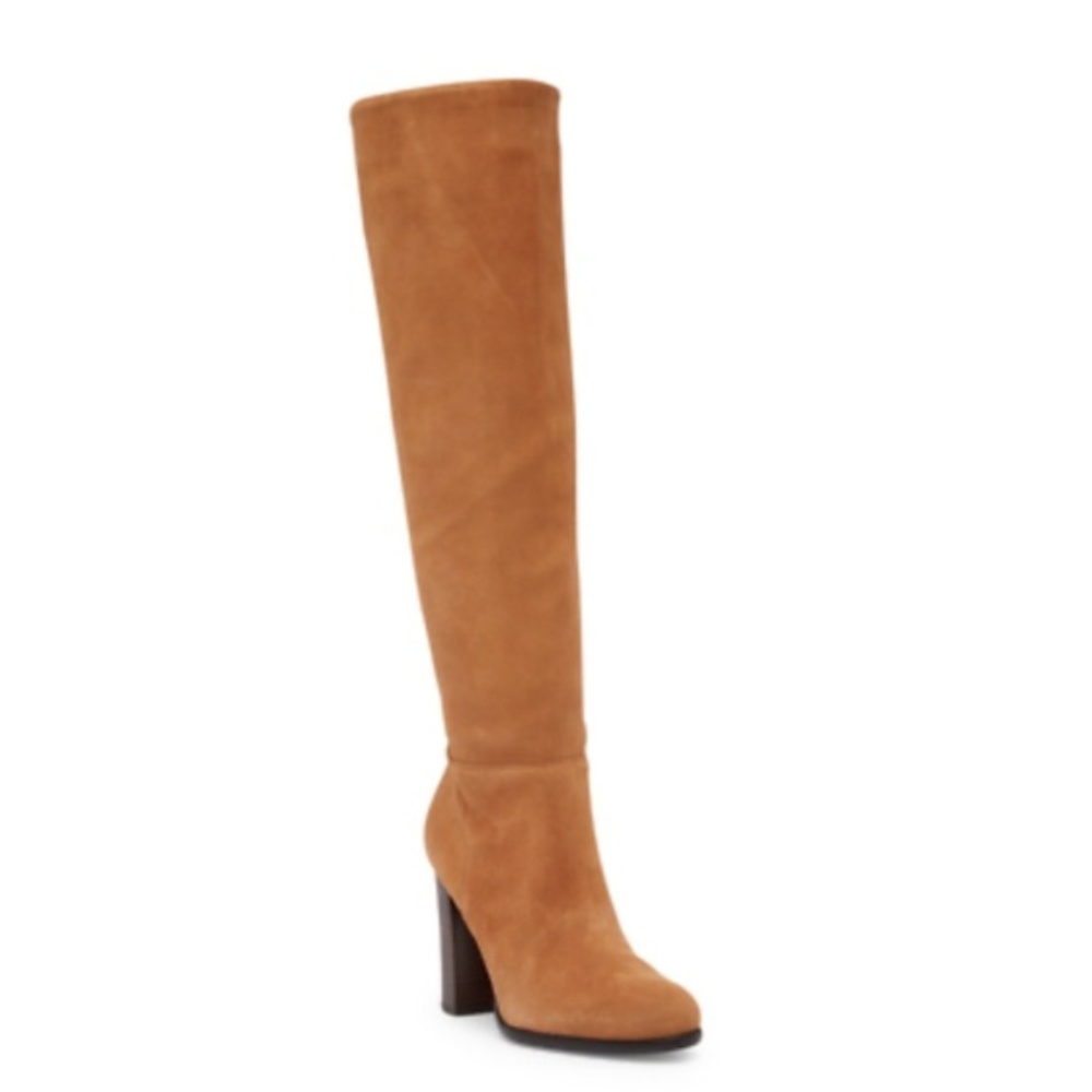 Sam Edelman Brown Victoria Tall Suede Boots